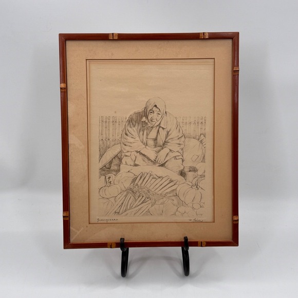 Willy Seiler (1903–1988) Signed Pencil Drawing